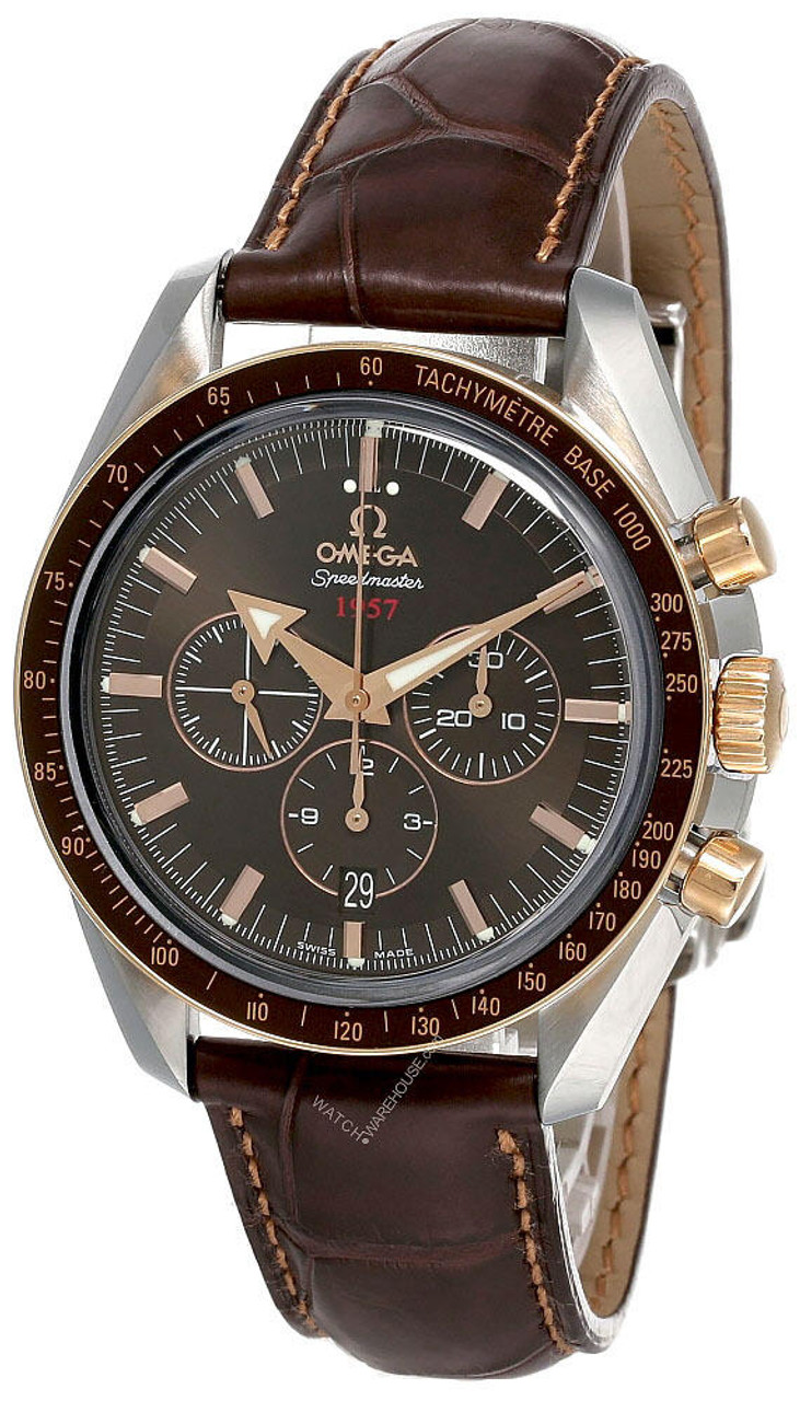 OMEGA Watches SPEEDMASTER BROAD ARROW 42MM BROWN DIAL MEN'S WATCH 321.93.42.50.13.001 - Click Image to Close